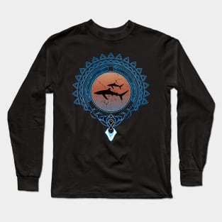 Blue Sharks Polynesia Long Sleeve T-Shirt